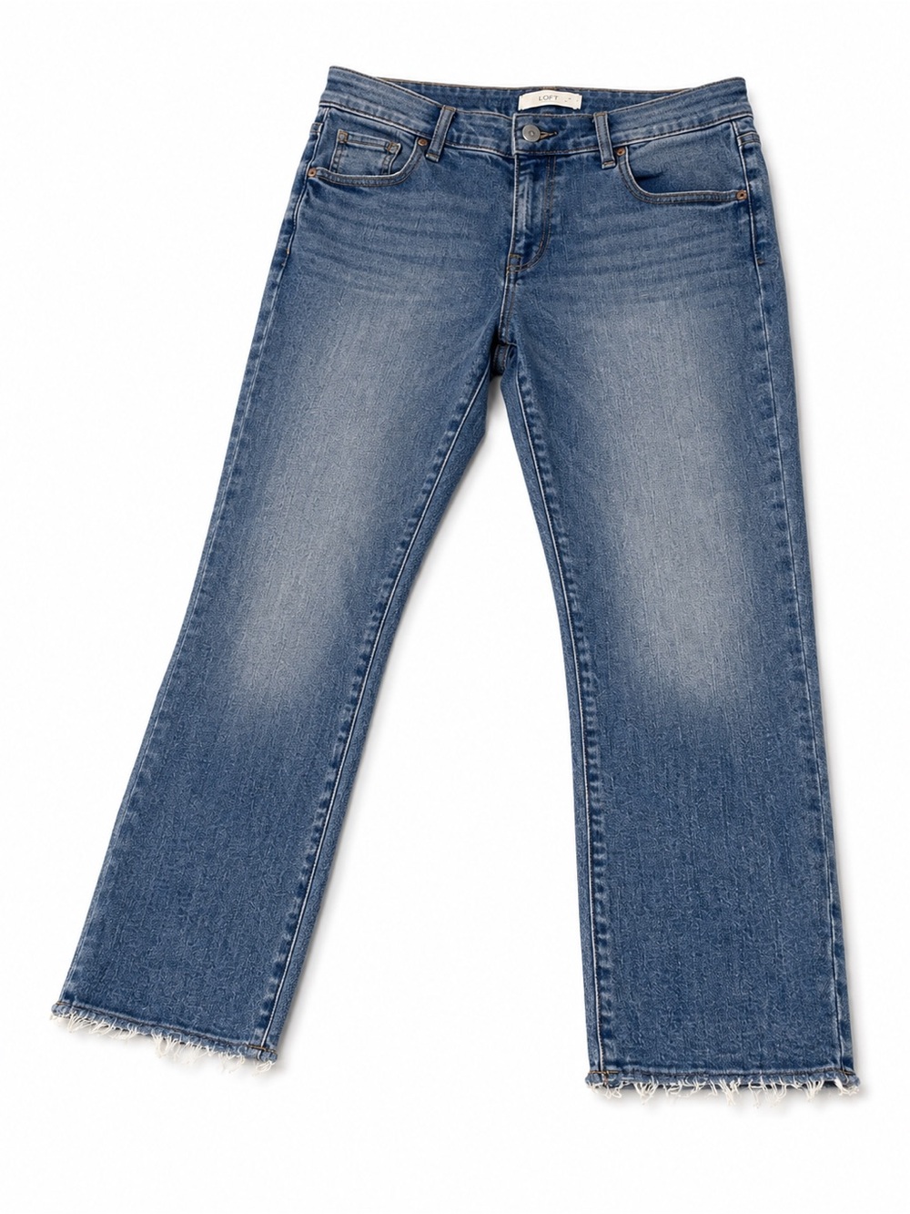 LOFT Women's Classic Blue Straight Leg Jeans